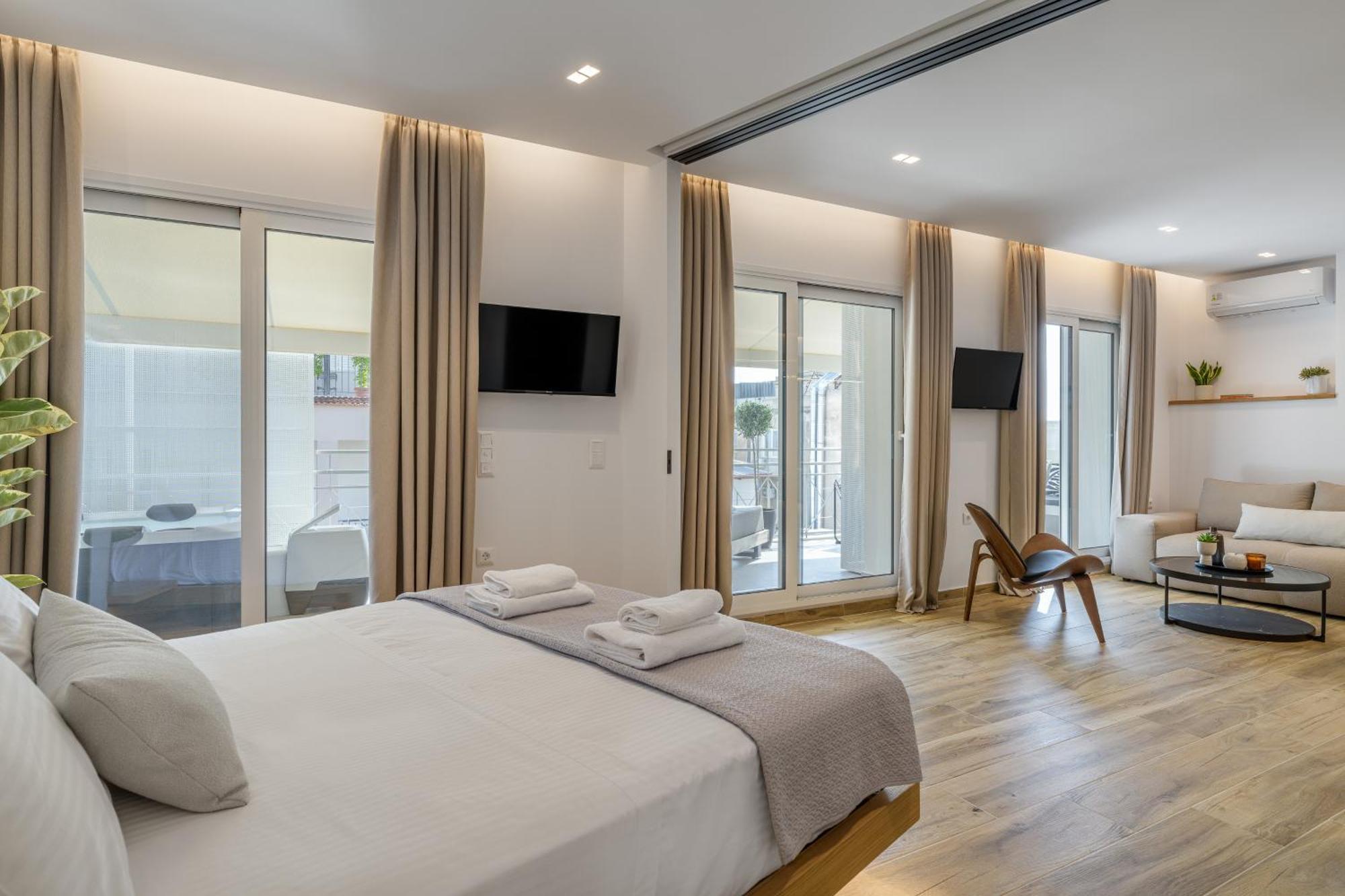Central Sunny Loft With Plunge Pool Athen Exterior foto