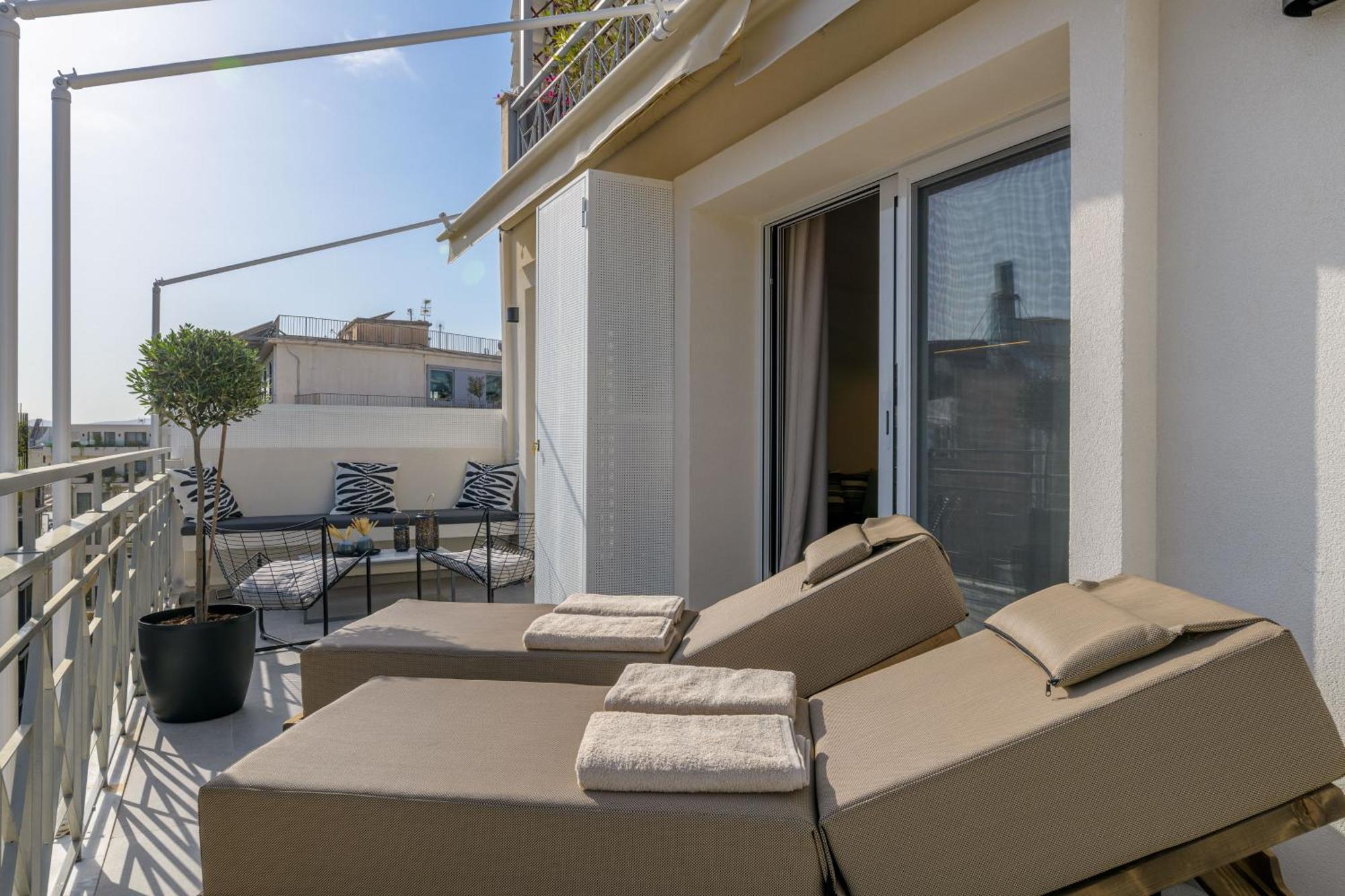 Central Sunny Loft With Plunge Pool Athen Exterior foto
