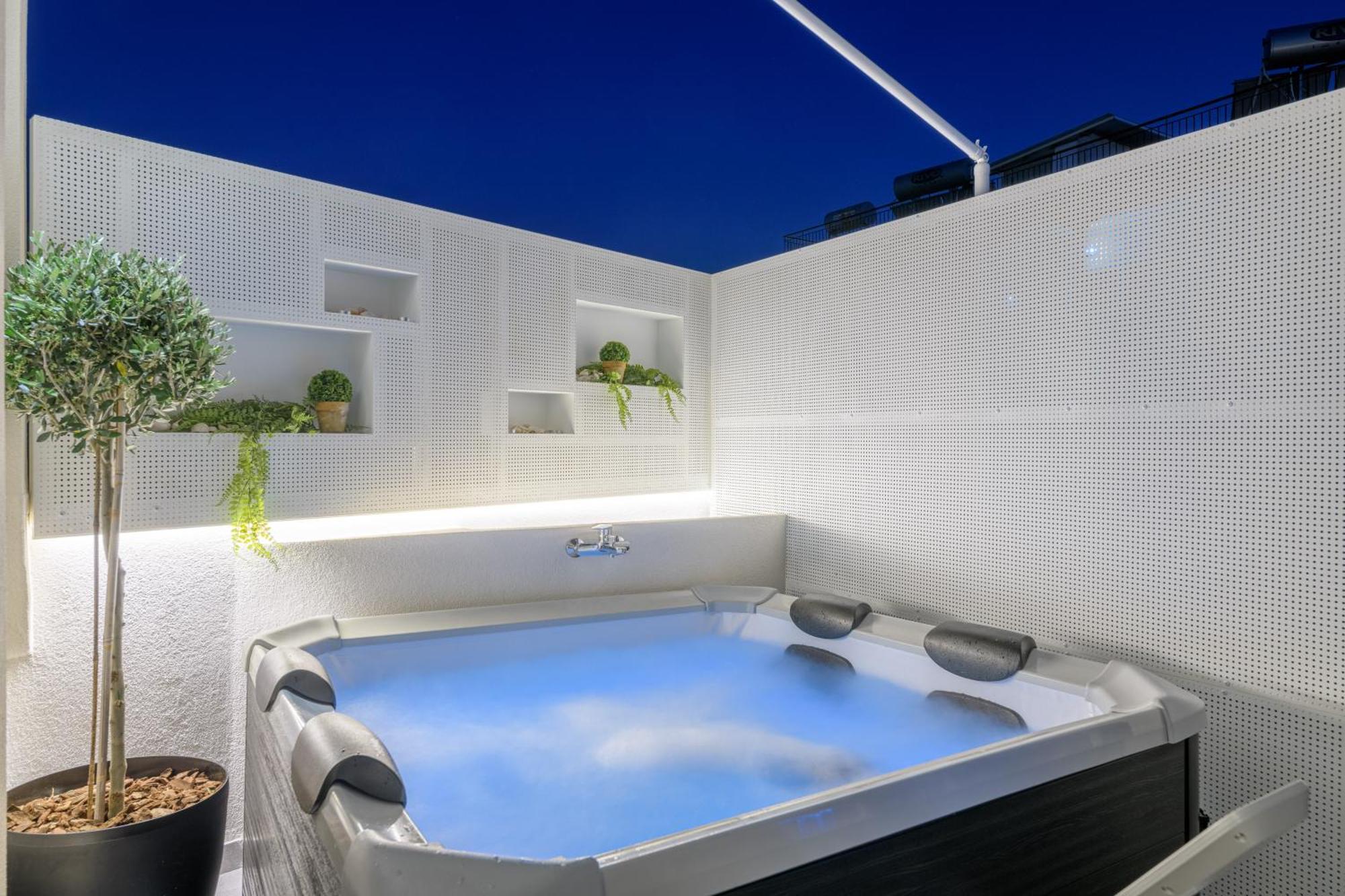Central Sunny Loft With Plunge Pool Athen Exterior foto